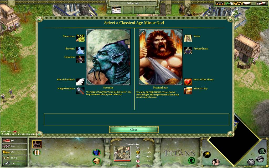 Age of Mythology gods