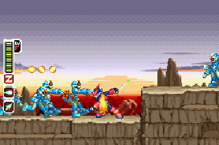 Скрыншот экрана Mega Man Zero 2