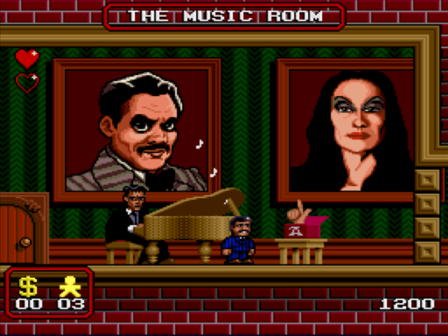 Captura de pantalla de la familia Addams