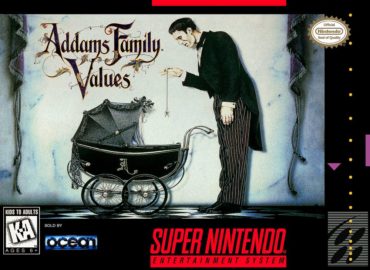 Addams Family Values ​​SNES - Cover