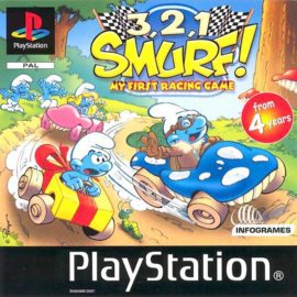 3, 2, 1, smurf! My First Racing Game Cover