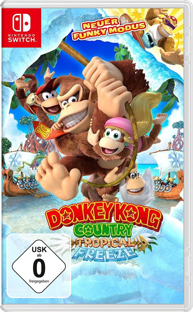 Ketekete Kong Orilẹ -ede - Tropical Di Nintendo Yipada Ideri