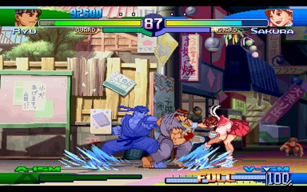 Snímek obrazovky Street Fighter Alpha 3