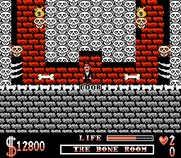 Addams Family NES Screenshot 2