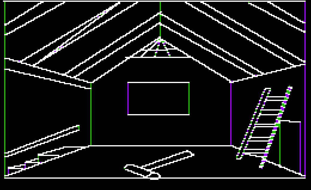 Schermafbeelding van Mystery House
