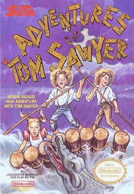 Adventures of Tom Sawyer NES Cover