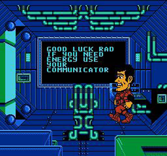 Скриншот Adventure of Rad Gravity NES