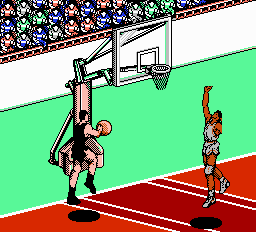 Скрыншот экрана All-Pro Basketball NES