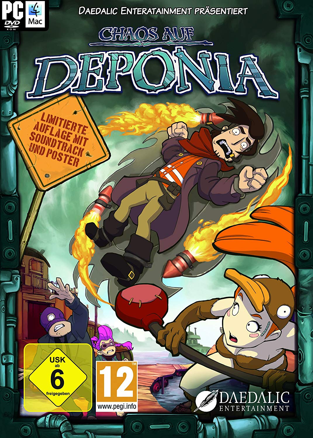 Chaos on Deponia Cover