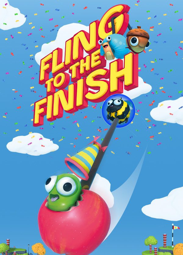Fling to the Finish: um jogo de corrida cooperativo rápido e divertido