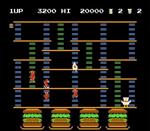 Burger Time-skjermbilde