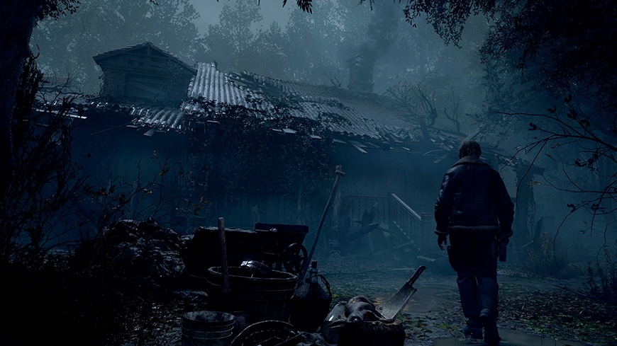 Resident Evil 4 uusversiooni ekraanipilt