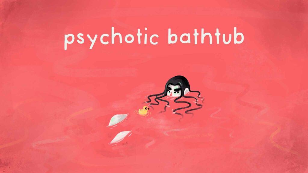 Psychotic Bathtub Cover. ©Natasha.