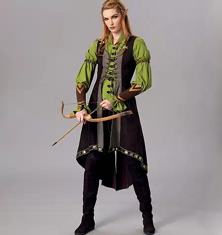 Schnittmuster Cosplay Bogenschütze McCalls M2080 A5 6-14 (Gr. 32-40) Englische Anleitung 4 4494866c49918c9d26097724b6203f27