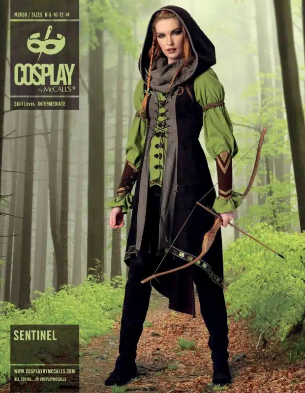 Schnittmuster Cosplay Bogenschütze McCalls M2080 A5 6-14 (Gr. 32-40) Englische Anleitung 1 6dcd80d6cc60dfab6dbe04997fc15c78