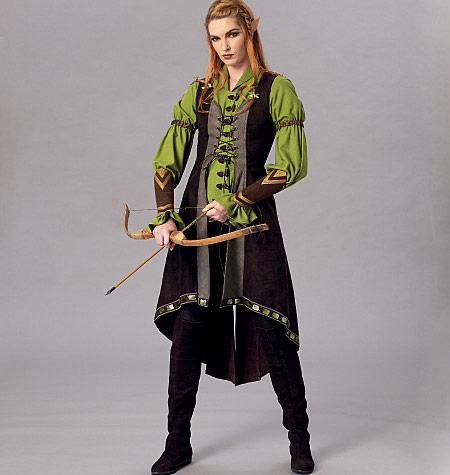 Schnittmuster Cosplay Bogenschütze McCalls M2080 E5 14-22 (Gr. 40-48) Englische Anleitung 4 4494866c49918c9d26097724b6203f27