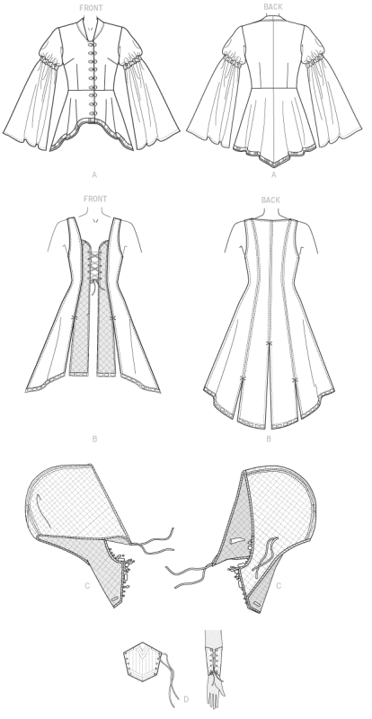 Schnittmuster Cosplay Bogenschütze McCalls M2080 E5 14-22 (Gr. 40-48) Englische Anleitung 7 06cb266a9aeec0d4f06ad11592e931ba