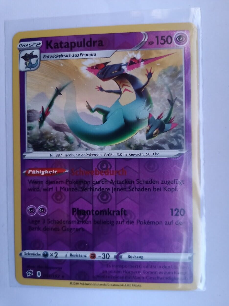 Pokémonkarte Katapuldra 91/192 Re-Holo Clash der Rebellen 1 0b3b3098f390a880b9fa39a97c080d7b