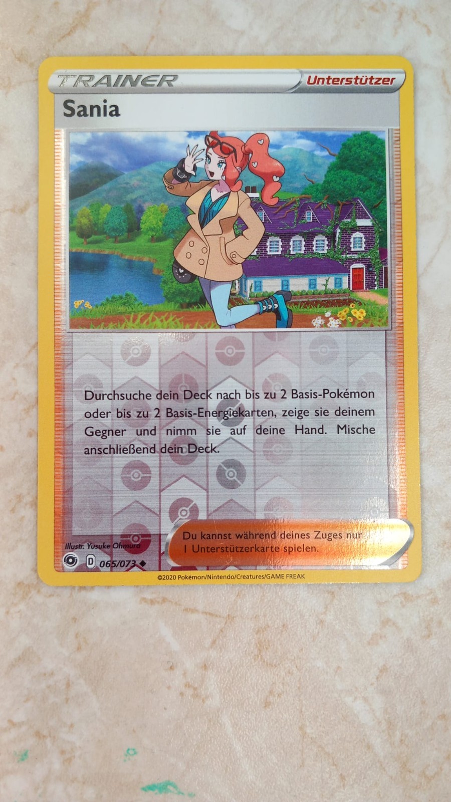 10 verschiedene Pokemonkarten mit Sania 065/073 Re-Holo Weg des Champs 1 47e32f6f4ed1a904894a6e44c42847d9