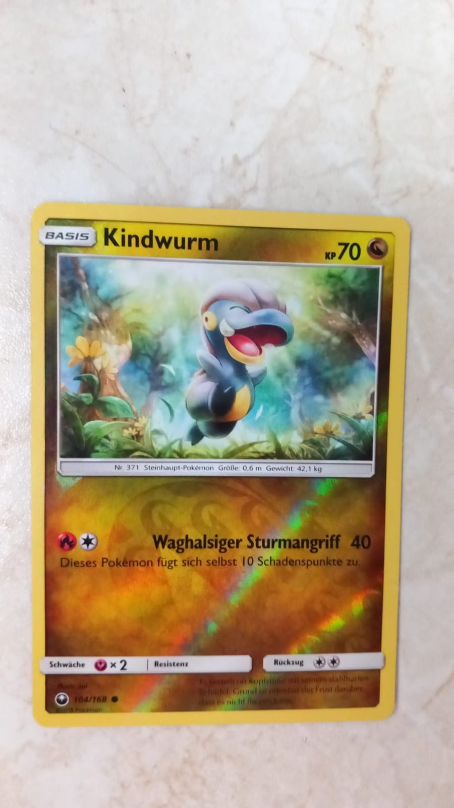 10 verschiedene Pokemonkarten mit Kindwurm 104/168 Re-Holo Sturm am Firmament 1 8f37d27e68dfaf8493e5e87168e18416