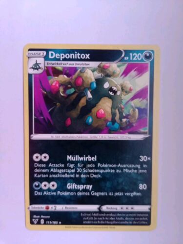 Pokémonkarte Deponitox 111/192 Stern Farbenschock 1 cac79f195fcafcf38fb4d1f6c40e7d82