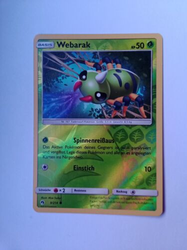 Pokémonkarte Webarak 9/214 Re-Holo Echo des Donners 1 ff3c914e50b616fbcbd406672df7c579