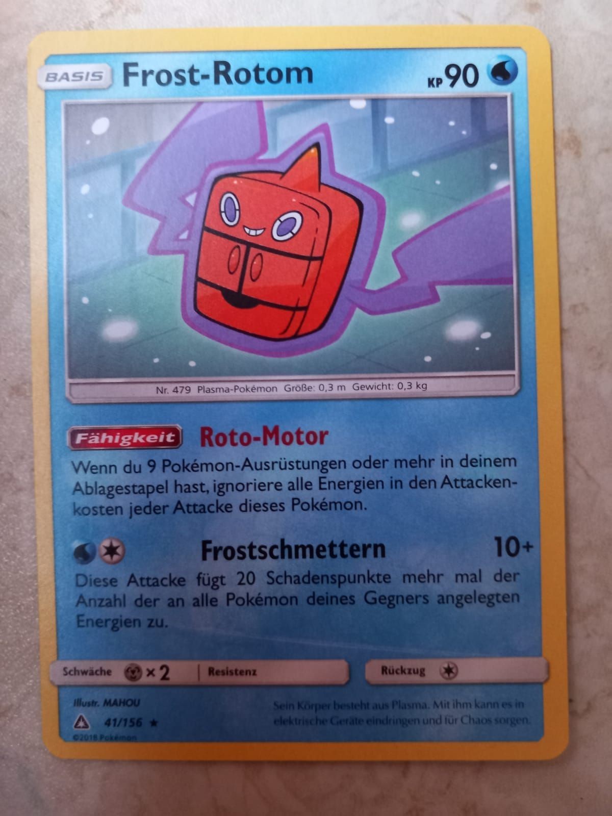 10 verschiedene Pokemonkarten mit Frost-Rotom 41/156 Stern Ultra-Prisma 1 75be152d75f9dcb9d68d5c0ea6eb6466