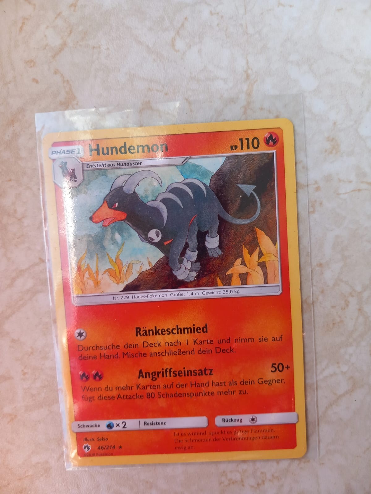 10 Different Pokémon Cards With Hundemon 46/214 Star Echo Of The Thunders 1 d835ad719c2e9a43ddcafdeebb3fa83d