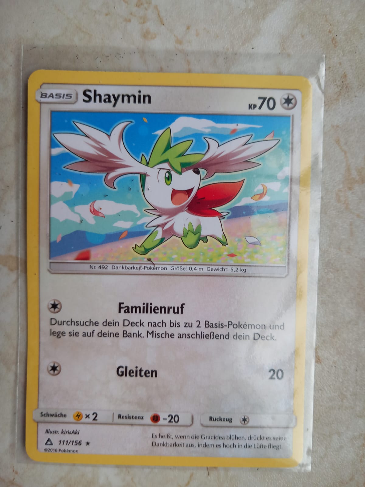 Pokémonkarte Shaymin 111/156 Stern Ultra-Prisma 1 2673cdd59b0824cc244ee925b6d3e9e2