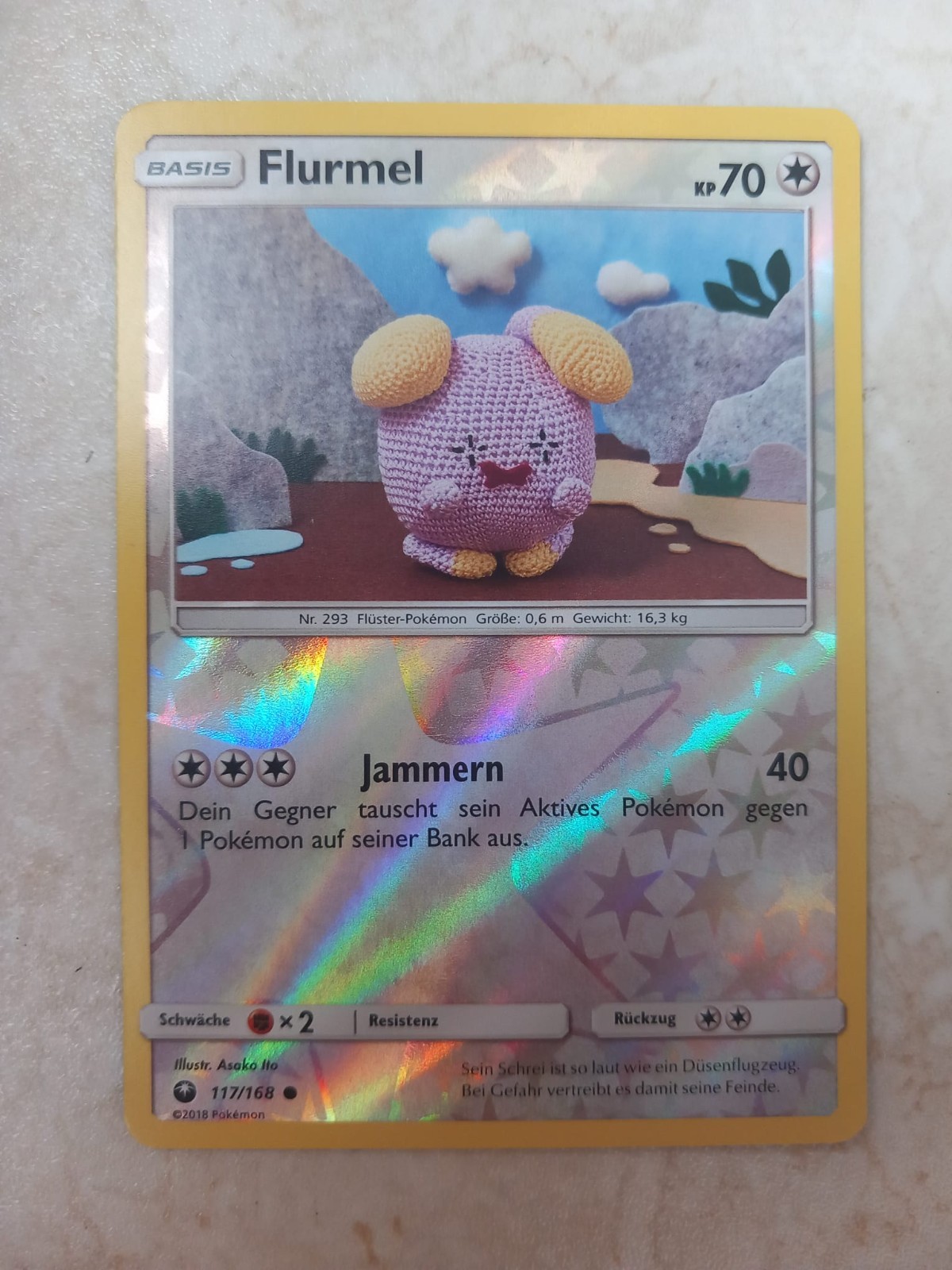 10 Different Pokemon Cards With Flurmel 117/168 Re-Holo Storm At The Firmament 1 bfc951051e7692d92864e7cd8d24dedc