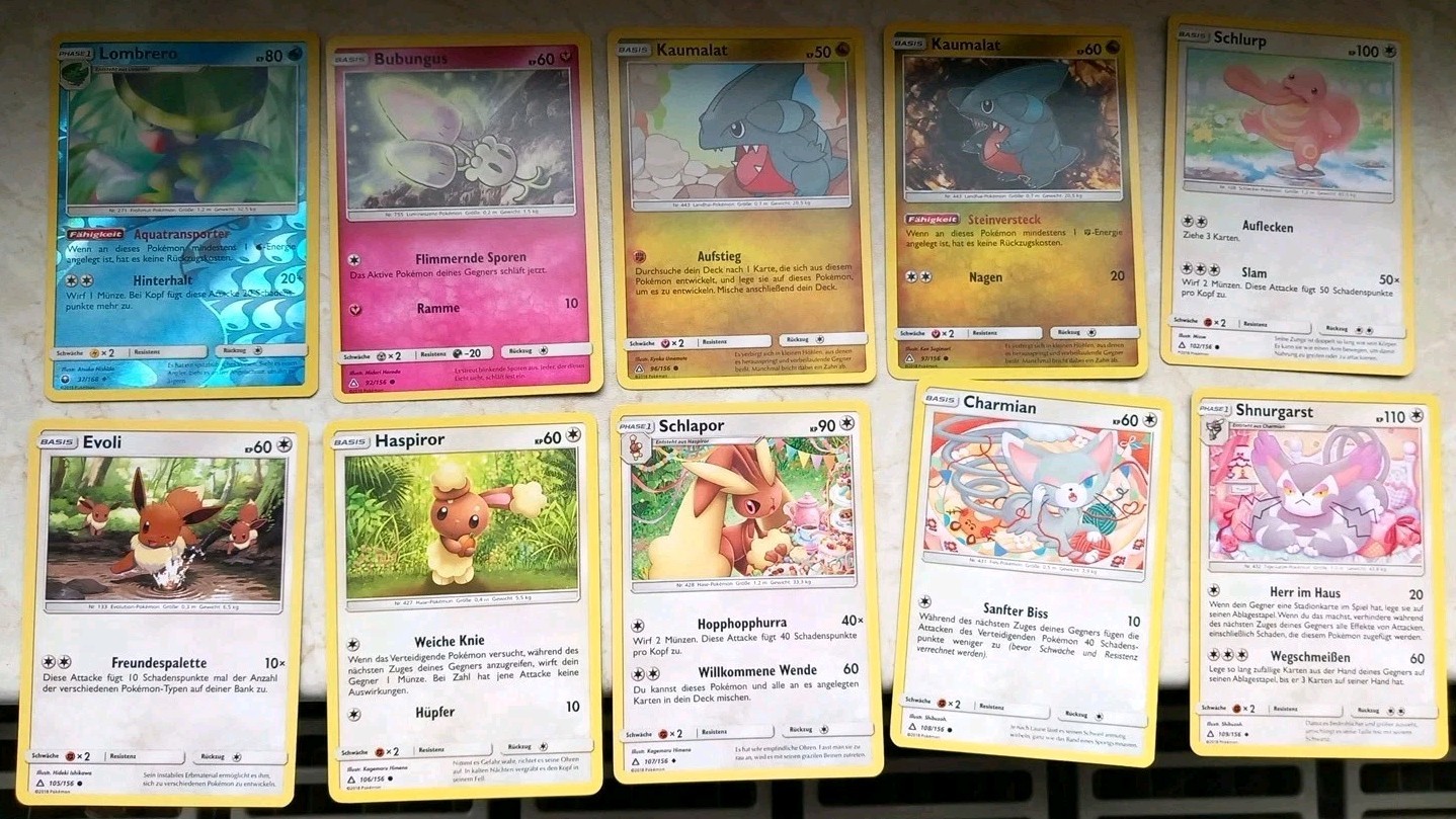 10 ver. Pokemonkarten mit Lombrero 37/168 Re-Holo Sturm am Firmament 1 a204436f4177ebf1f2be7e533fc8423d