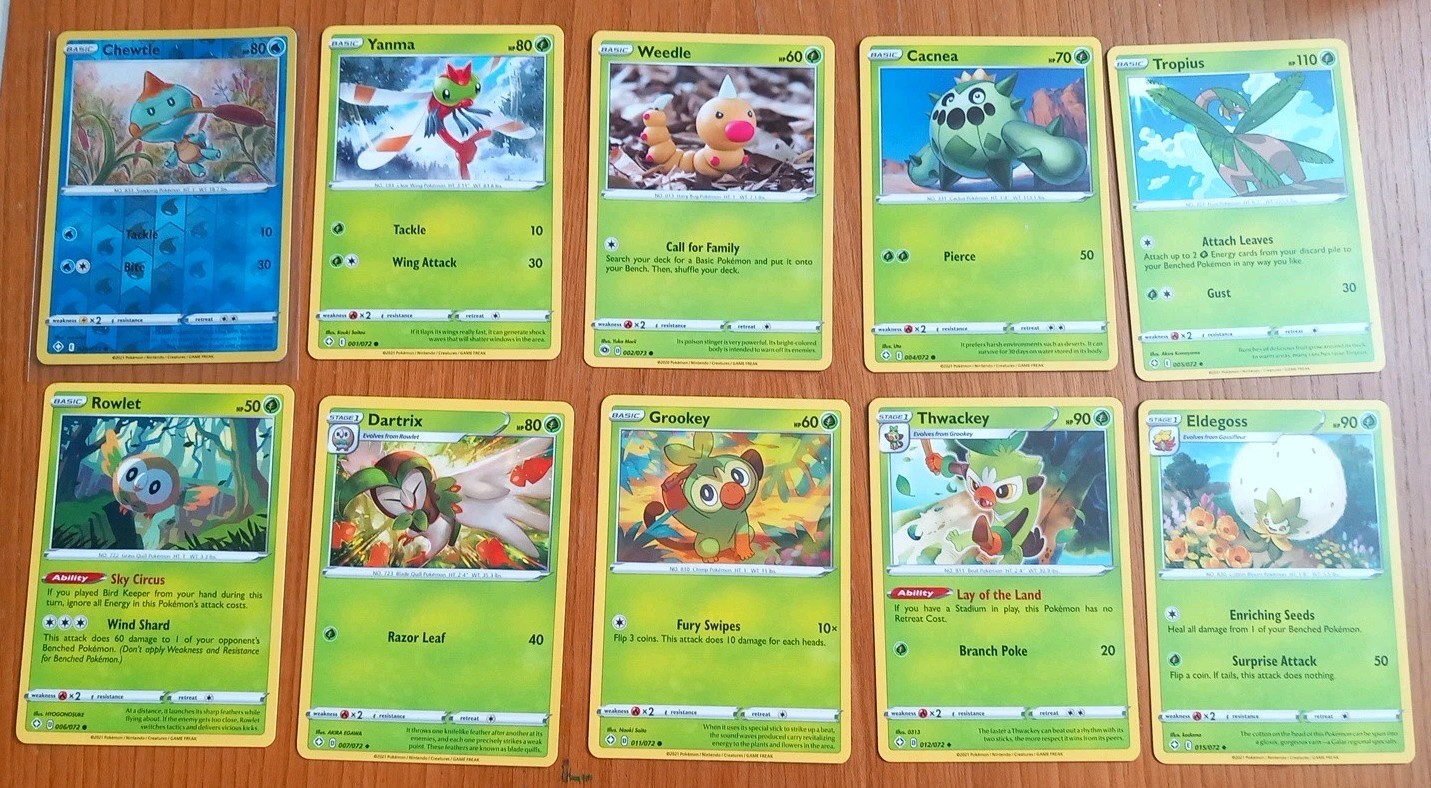 10 ver. Pokemonkarten mit Chewtle 026/072 Re-Holo Glänzendes Schicksal Engl 1 97d8e77593db54135a9ed1ea0f78accf