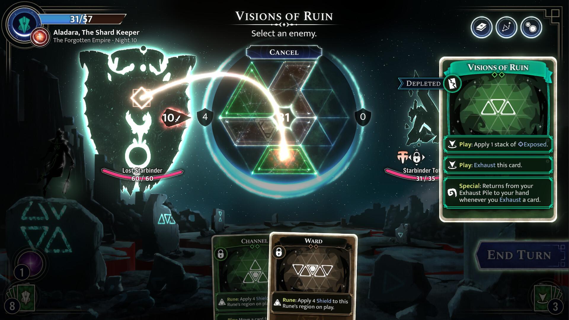 Moonsigil Atlas - Deckbuilding ohne Energieleiste 9 Moonsigil Atlas Screenshot5