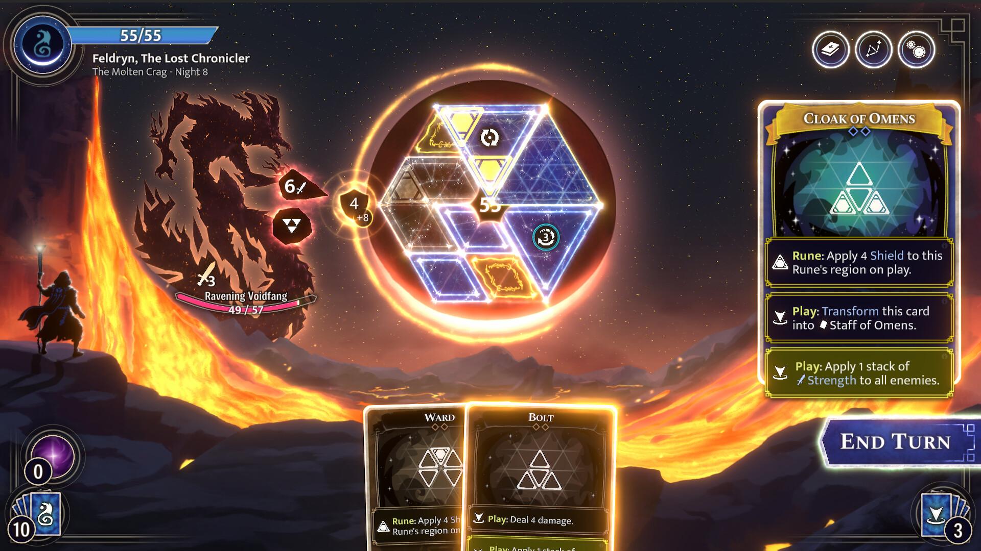 Moonsigil Atlas - Deckbuilding ohne Energieleiste 10 Moonsigil Atlas Screenshot8