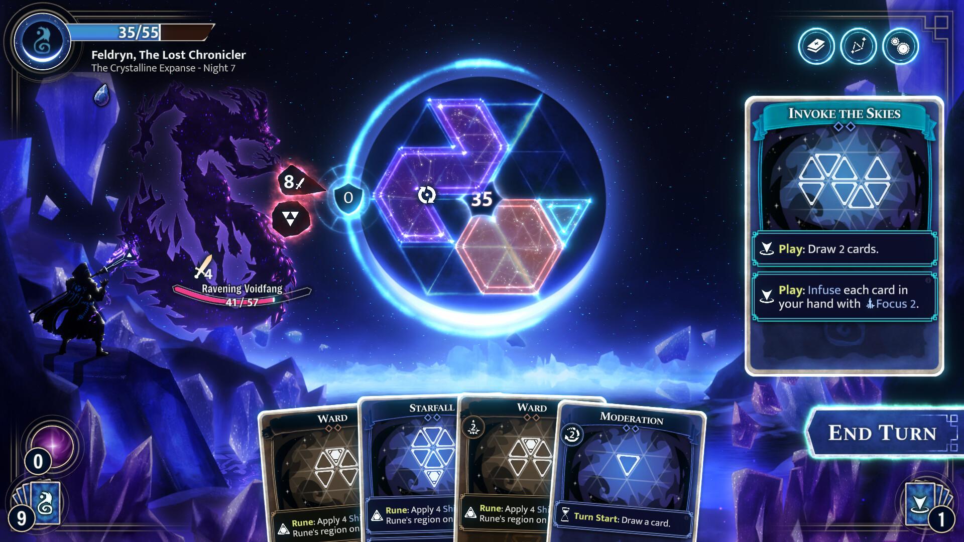 Moonsigil Atlas - Deckbuilding ohne Energieleiste 12 Moonsigil Atlas Screenshot6
