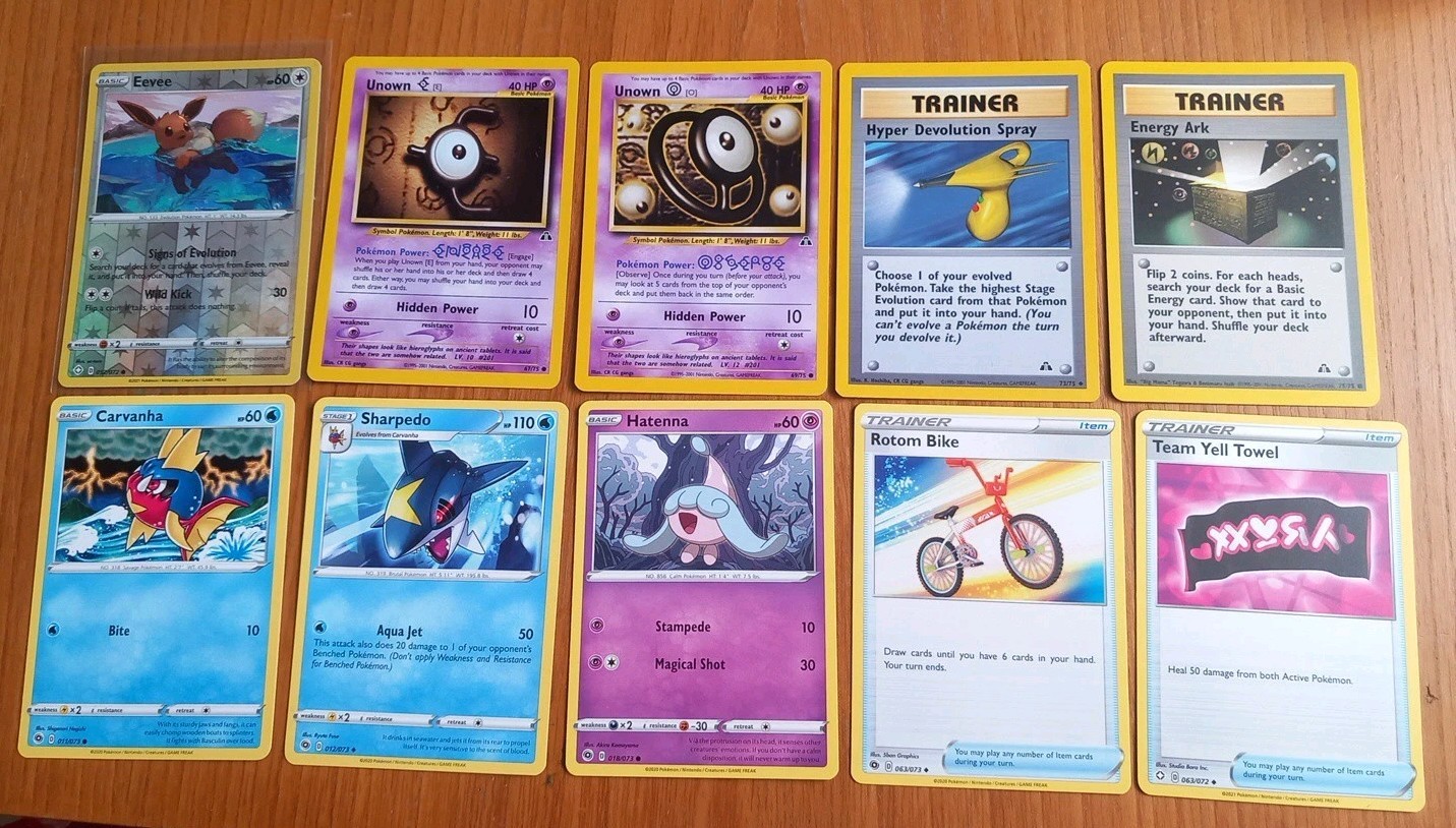 10 ver. Pokemonkarten mit Eevee 052/072 Re-Holo Glänzendes Schicksal Engl 1 9cc6e66ddfd8370e7d4545bb6d4f5252