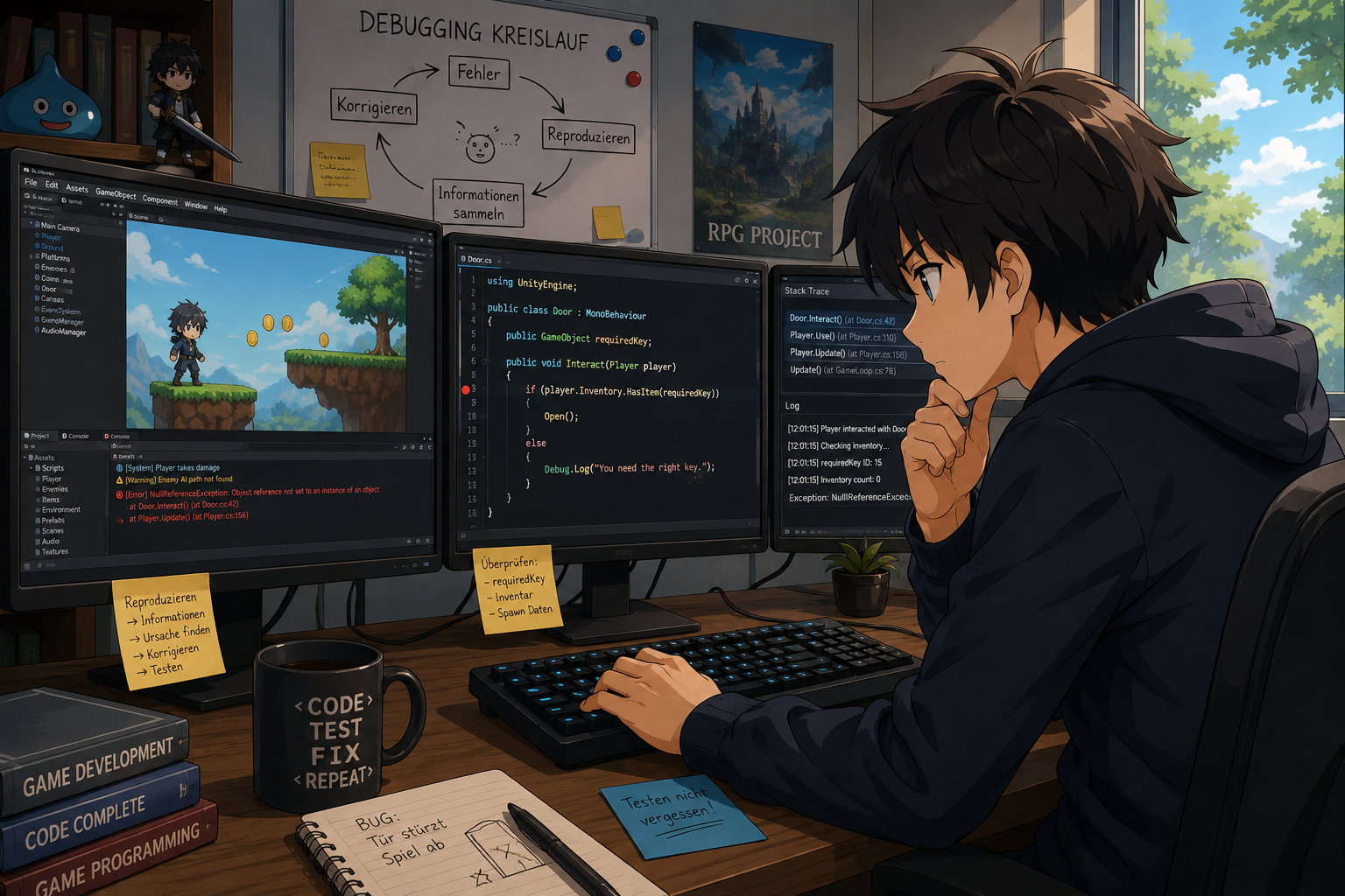 Debugging in der Spieleentwicklung