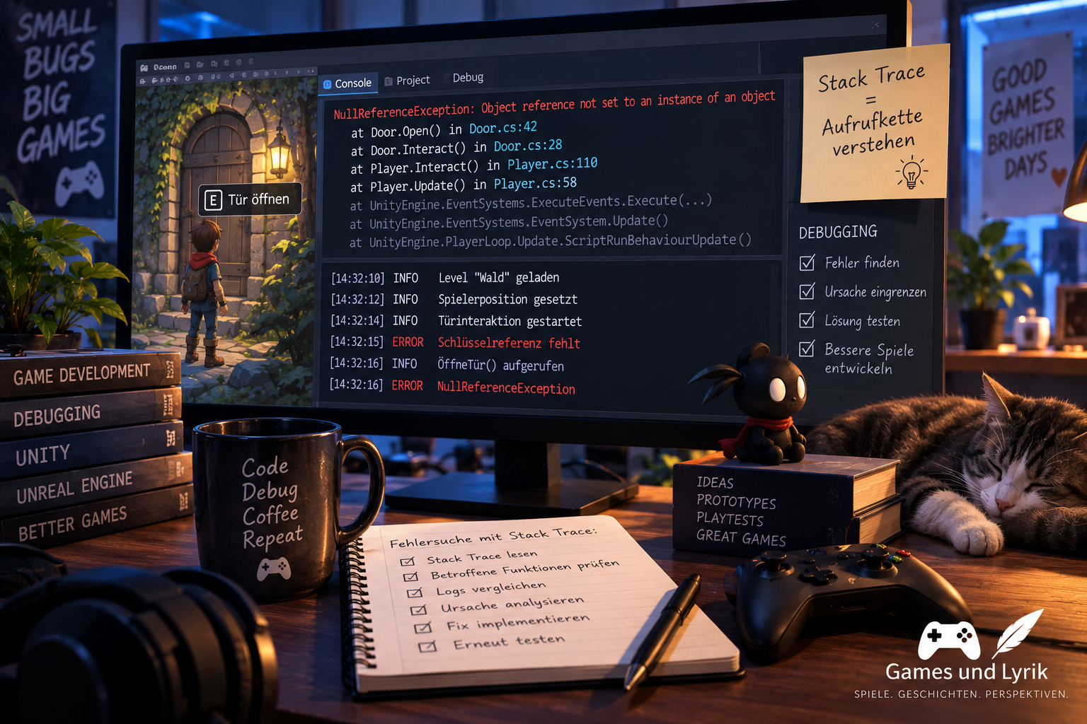 Stack Trace – den Weg zum Fehler nachvollziehen